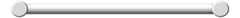 Front Image of GrabRail SurfaceMount Nero MeccaCare 32mm