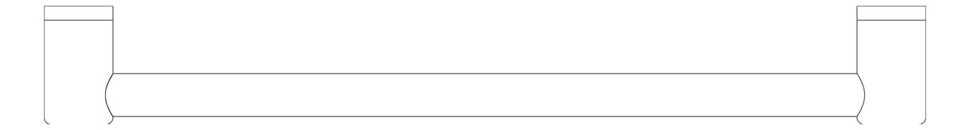 Plan Image of GrabRail SurfaceMount Nero MeccaCare 32mm
