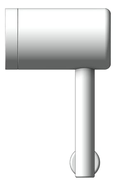 Left Image of GrabRail SurfaceMount Nero MeccaCare ToiletRollHolder