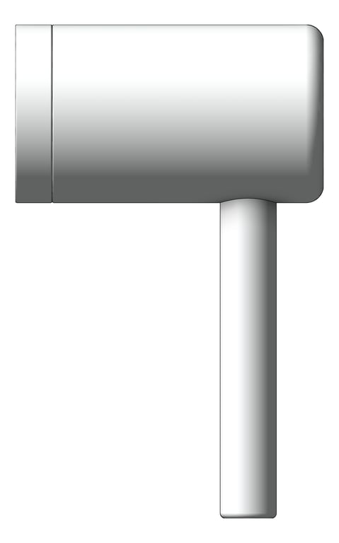 Left Image of GrabRail SurfaceMount Nero MeccaCare TowelHolder