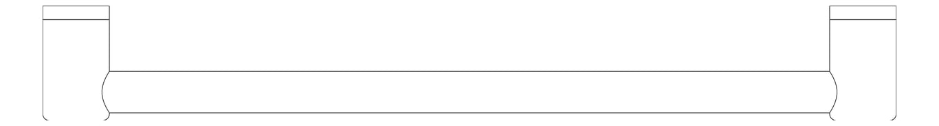 Plan Image of GrabRail SurfaceMount Nero MeccaCare TowelHolder
