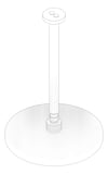3D Documentation Image of Shower Ceiling Nero Opal RoundArm 250mmHead