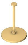 3D Shaded Image of Shower Ceiling Nero Opal RoundArm 250mmHead