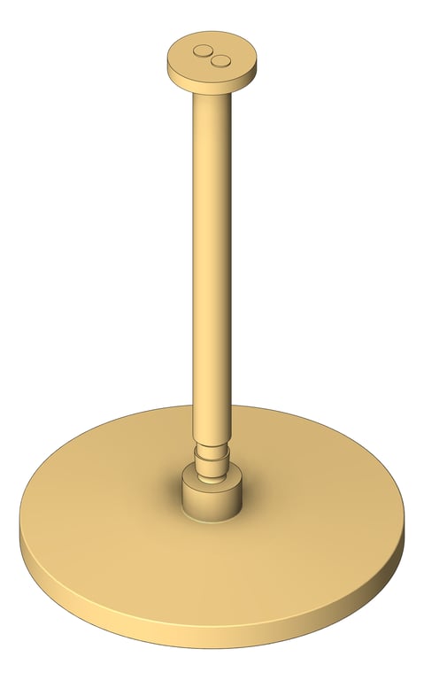 Navigate to Shower Ceiling Nero Opal RoundArm 250mmHead