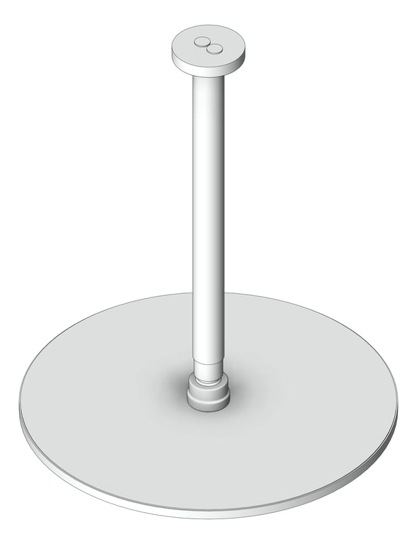 Shower Ceiling Nero Round