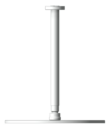 Front Image of Shower Ceiling Nero Round