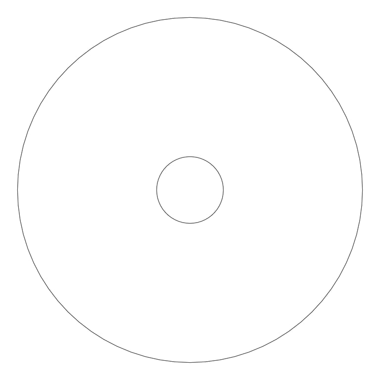 Plan Image of Shower Ceiling Nero Round