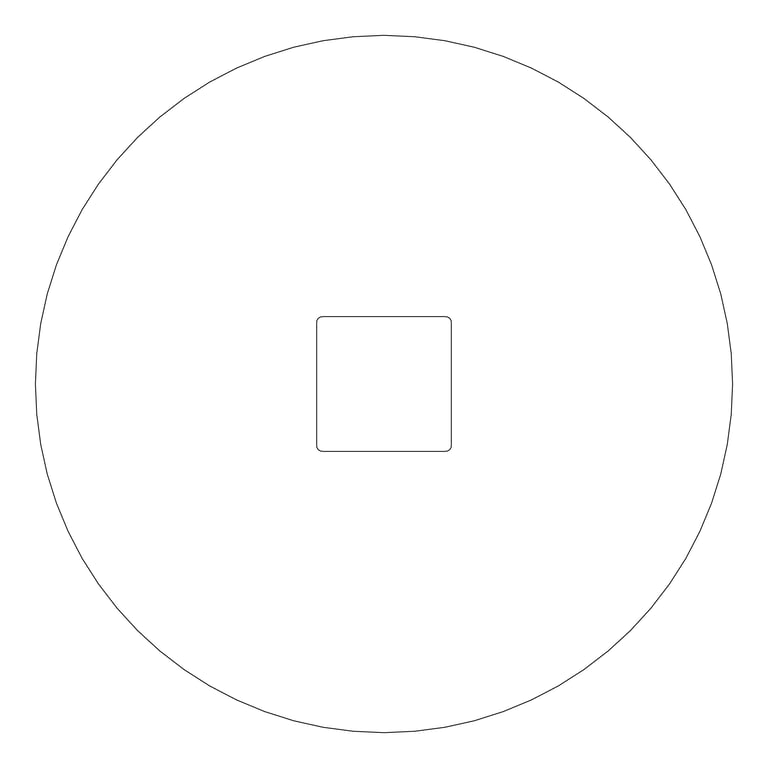 Plan Image of Shower Ceiling Nero Square