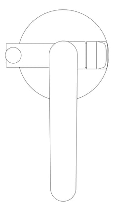 Plan Image of Shower Freestanding Nero Bianca Bath