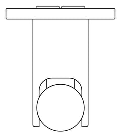 Plan Image of Shower Hand Nero Slim Bracket