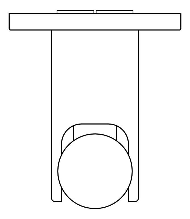 Plan Image of Shower Hand Nero Slim Bracket