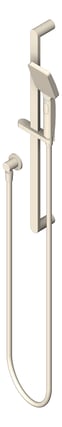 3D Shaded Image of Shower Rail Nero Bianca