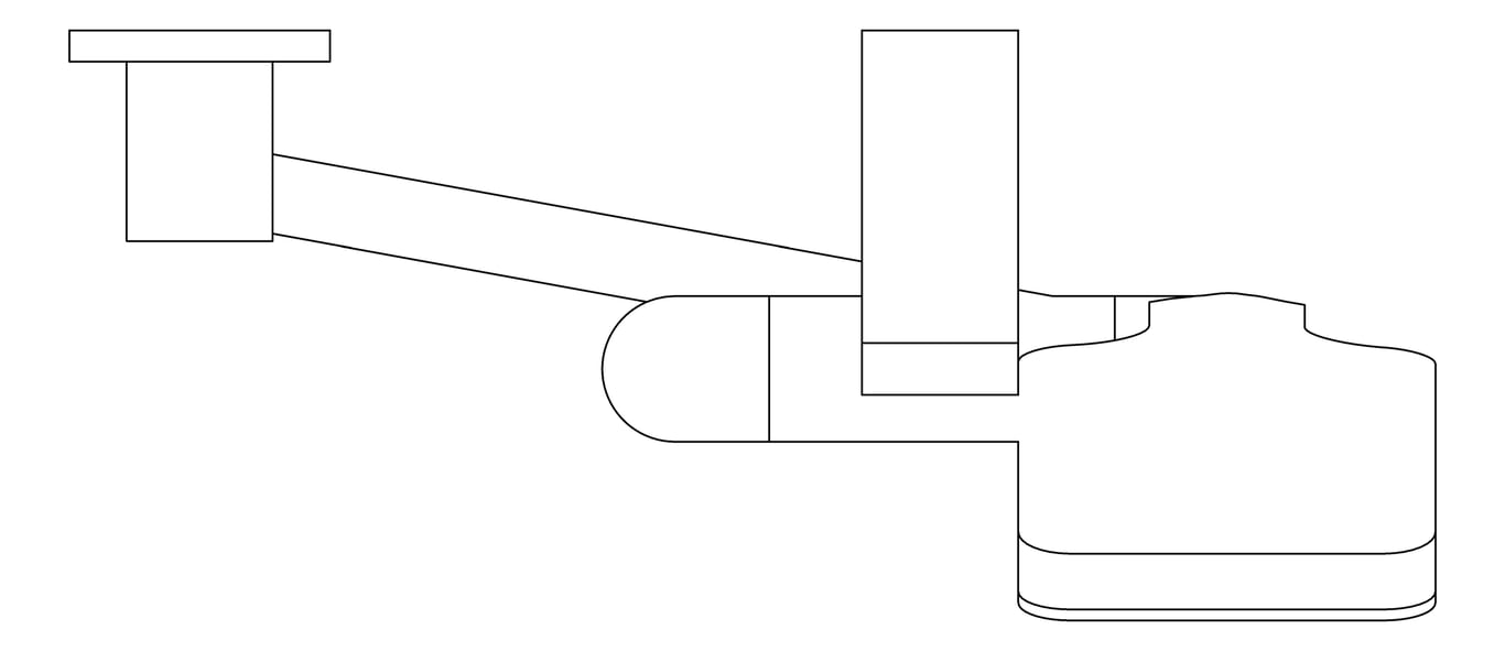 Plan Image of Shower Rail Nero Bianca
