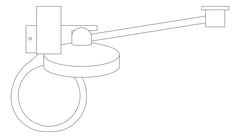 Plan Image of Shower Rail Nero Builder Project