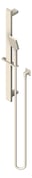 3D Shaded Image of Shower Rail Nero Celia New