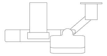 Plan Image of Shower Rail Nero Celia New