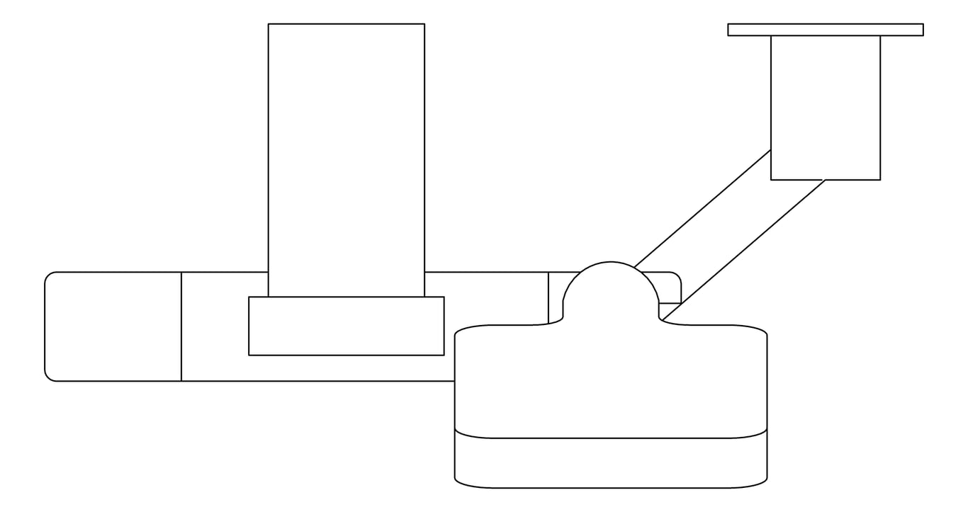 Plan Image of Shower Rail Nero Celia New