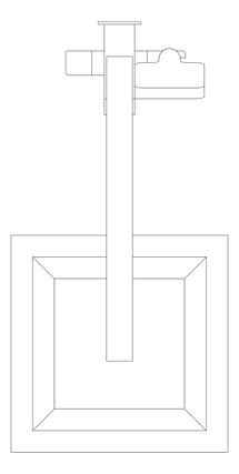 Plan Image of Shower Rail Nero Celia