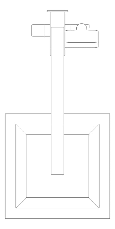 Plan Image of Shower Rail Nero Celia