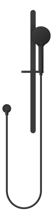 Front Image of Shower Rail Nero Ecco