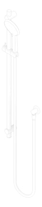 3D Documentation Image of Shower Rail Nero Elgin