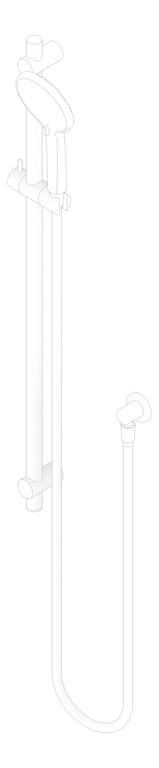 3D Documentation Image of Shower Rail Nero Elgin