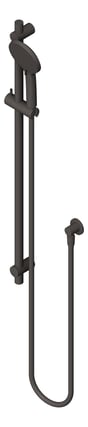 3D Shaded Image of Shower Rail Nero Elgin