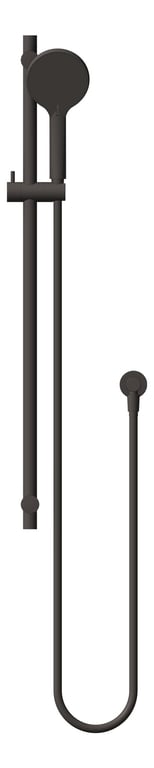 Front Image of Shower Rail Nero Elgin