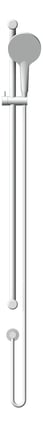 Front Image of Shower Rail Nero MeccaCare Adjustable 25mm
