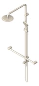 3D Shaded Image of Shower Rail Nero MeccaCare Adjustable TBar OverHead