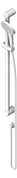 3D Shaded Image of Shower Rail Nero MeccaCare GrabRail Adjustable