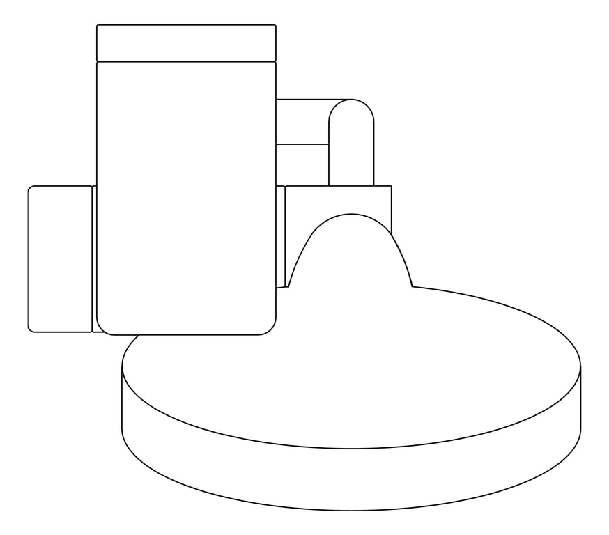 Plan Image of Shower Rail Nero MeccaCare GrabRail Adjustable