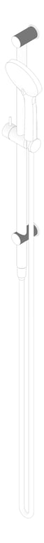 3D Documentation Image of Shower Rail Nero Opal AirShower