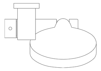 Plan Image of Shower Rail Nero Opal