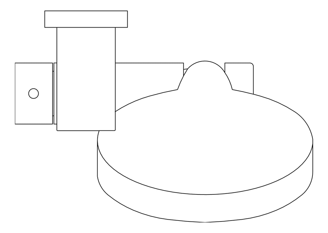 Plan Image of Shower Rail Nero Opal