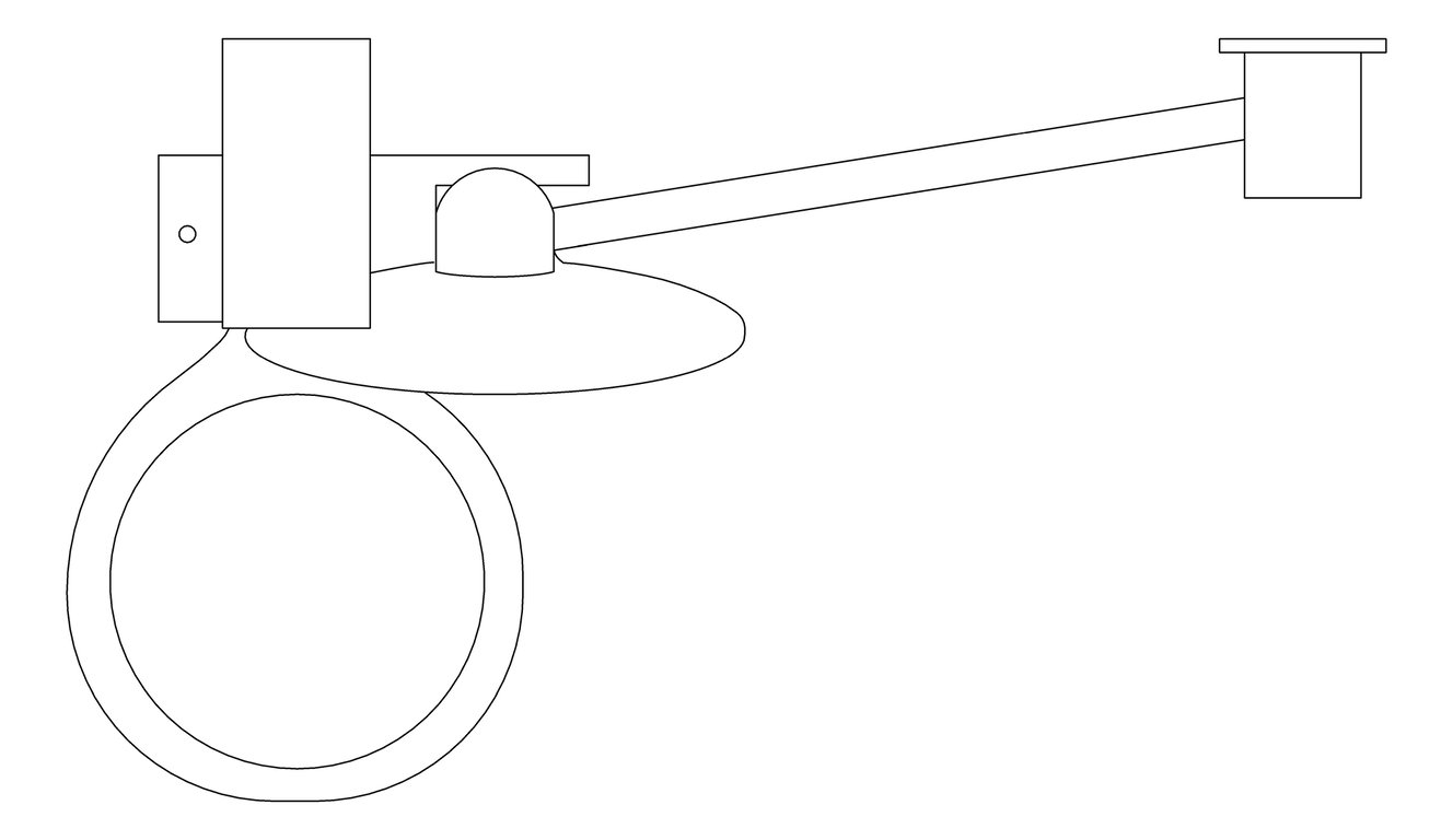 Plan Image of Shower Rail Nero Project Builder