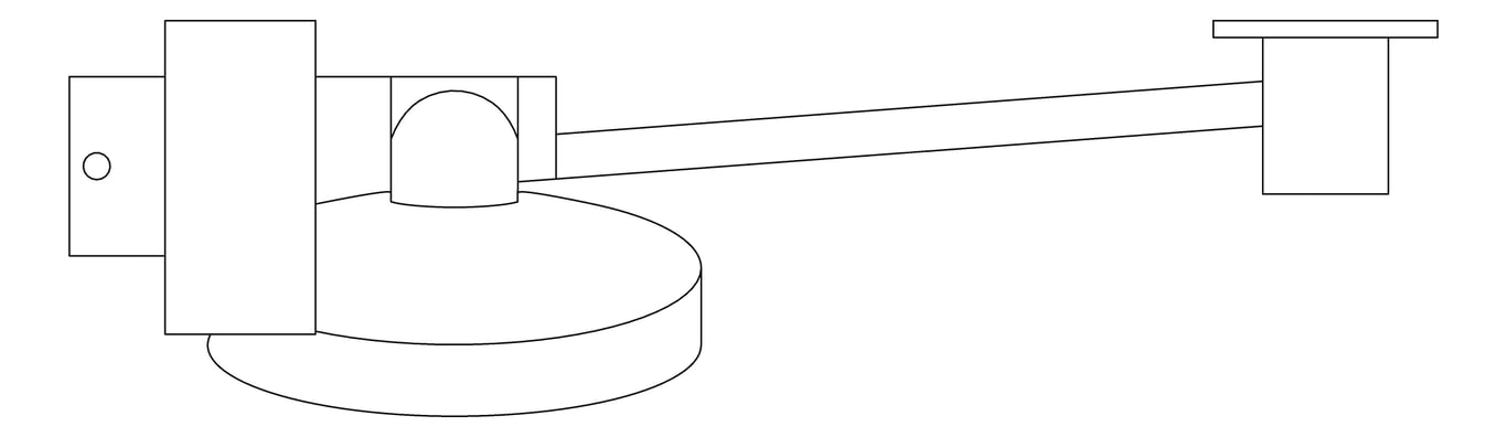 Plan Image of Shower Rail Nero Project Round
