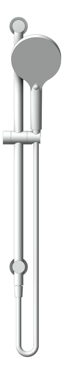 Front Image of Shower Rail Nero Serenity