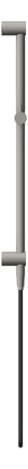 Left Image of Shower Rail Nero Zen OutdoorHose