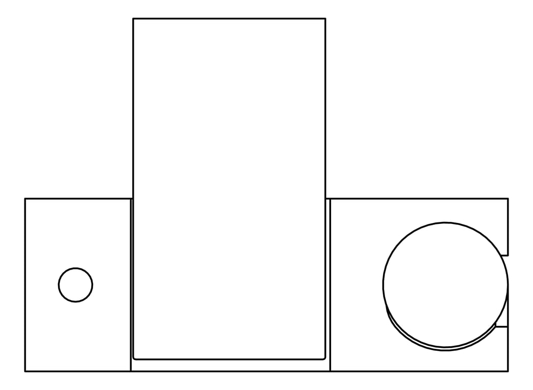 Plan Image of Shower Rail Nero Zen