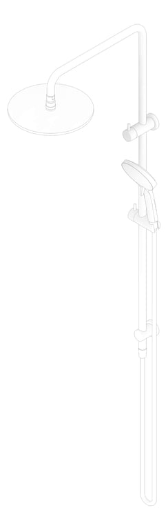 3D Documentation Image of Shower Twin Nero