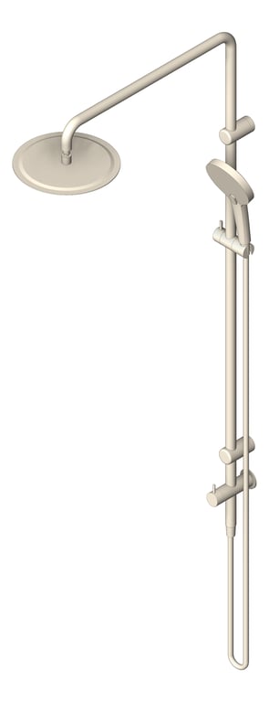 Image of Shower Twin Nero MeccaCare GrabRail