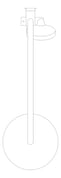 Plan Image of Shower Twin Nero MeccaCare GrabRail