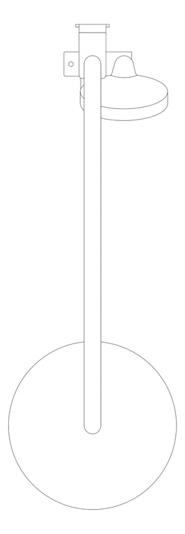 Plan Image of Shower Twin Nero MeccaCare GrabRail