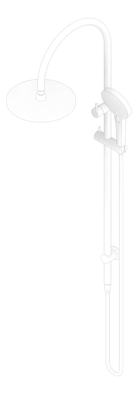 3D Documentation Image of Shower Twin Nero Mecca