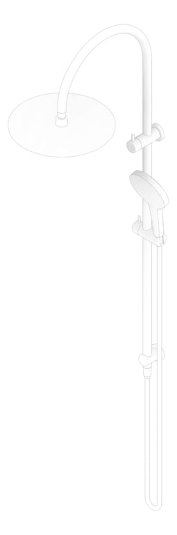 3D Documentation Image of Shower Twin Nero Mecca AirShowerII