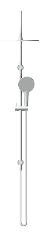 Front Image of Shower Twin Nero Mecca AirShowerII