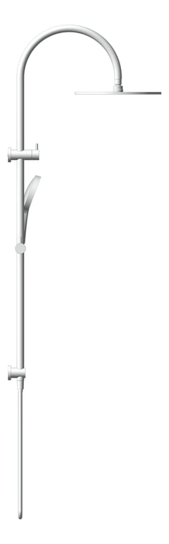 Left Image of Shower Twin Nero Mecca AirShowerII