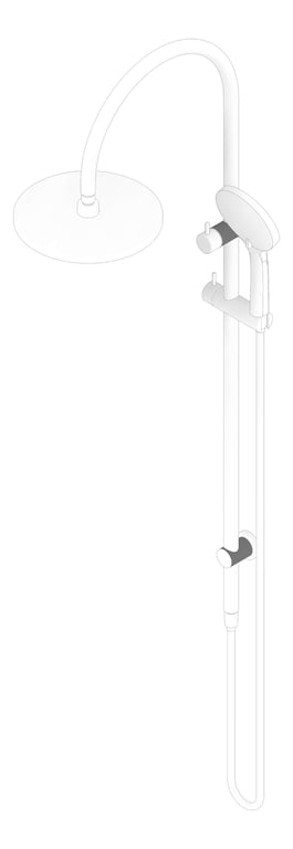 3D Documentation Image of Shower Twin Nero Opal