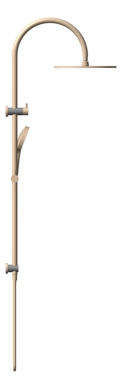 Left Image of Shower Twin Nero Opal AirShowerII